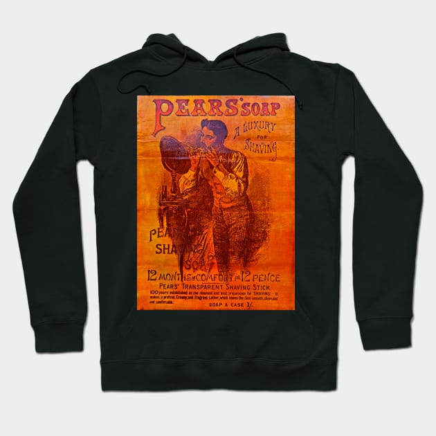 Vintage Advertisement  Pears Shaving Soap Hoodie by Overthetopsm